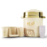 Qawah Stainless-Steel warmer 2 liter - Beige