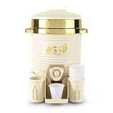 Qawah Stainless-Steel warmer 2 liter - Beige