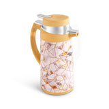 Gold Line (Beige) - Tea Flask