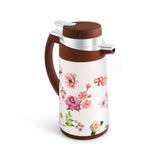 Royal Wish Tea Flask – Brown Floral Edition