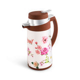 Royal Wish Tea Flask – Brown Floral Edition