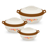 Elegant Brown Hotpot, 3 Piece, Small, Medium, Large