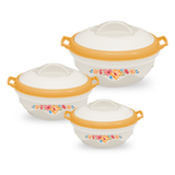 Elegant Beige Hotpot, 3 Piece, Small, Medium, Large