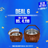 Deal 6: Old Woody Medium Hotpot + Old Woody Small Hotpot