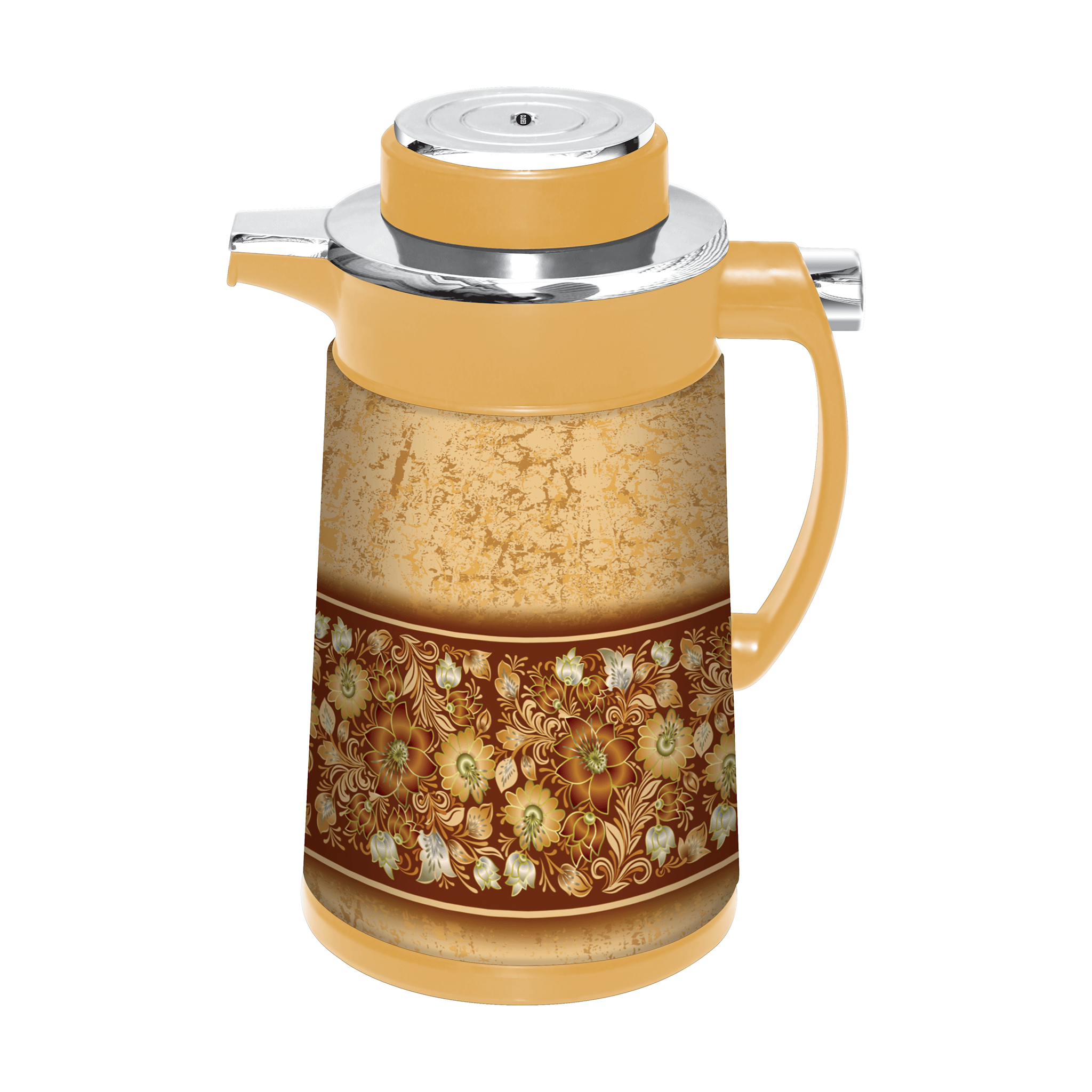 Smart Lock Shine Volume 1 Beige (1 Liter) Tea Flask